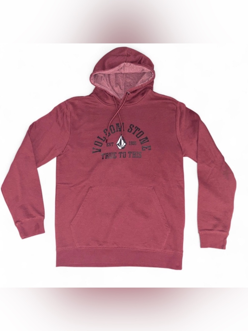 Volcom Men's Pullover Hoodie - Maroon